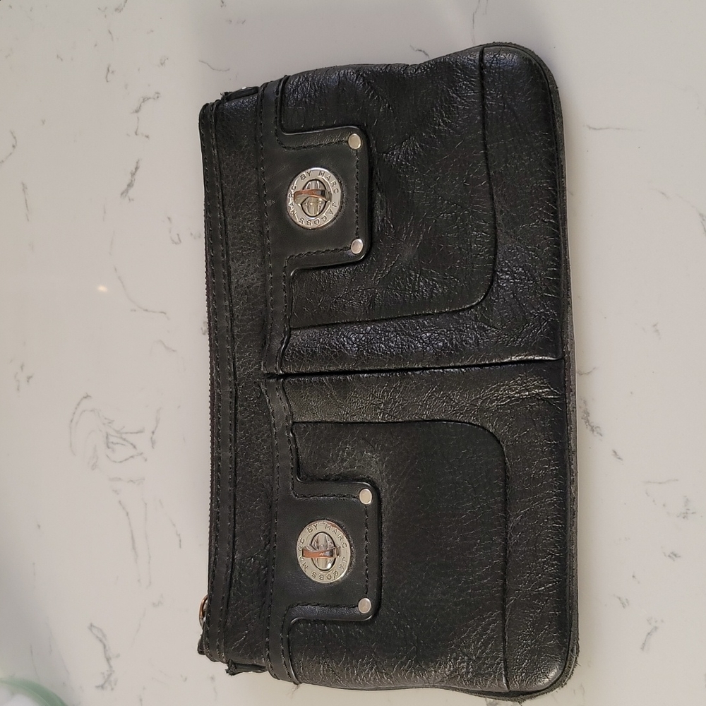 Marc by Marc Jacob's Black leather clutch